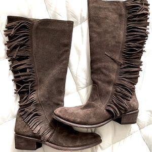 Roper fringe cowboy boots for women
